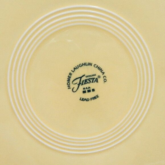 Fiesta Sunflower Vegetable Plate Chip Dip Set Homer Laughlin Fiestaware Platter - Picture 3 of 4